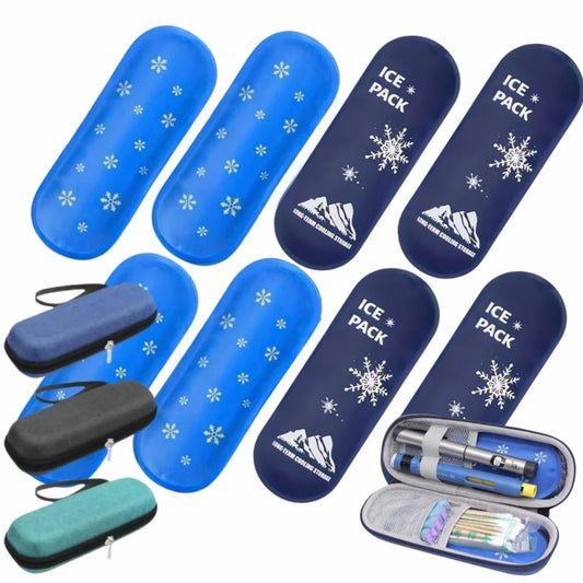Conjunto com 1 a 6 Bolsas de Gelo com Gel Reutilizáveis – Mini Brisa
